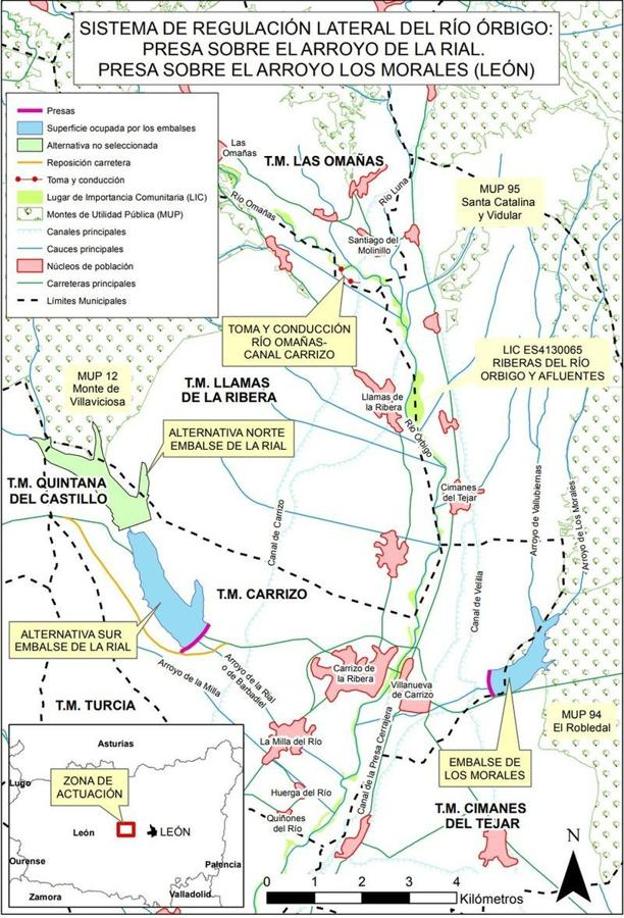 Imagen del proyecto planificado por la CHD con una inversión de 1,9 millones de euros.