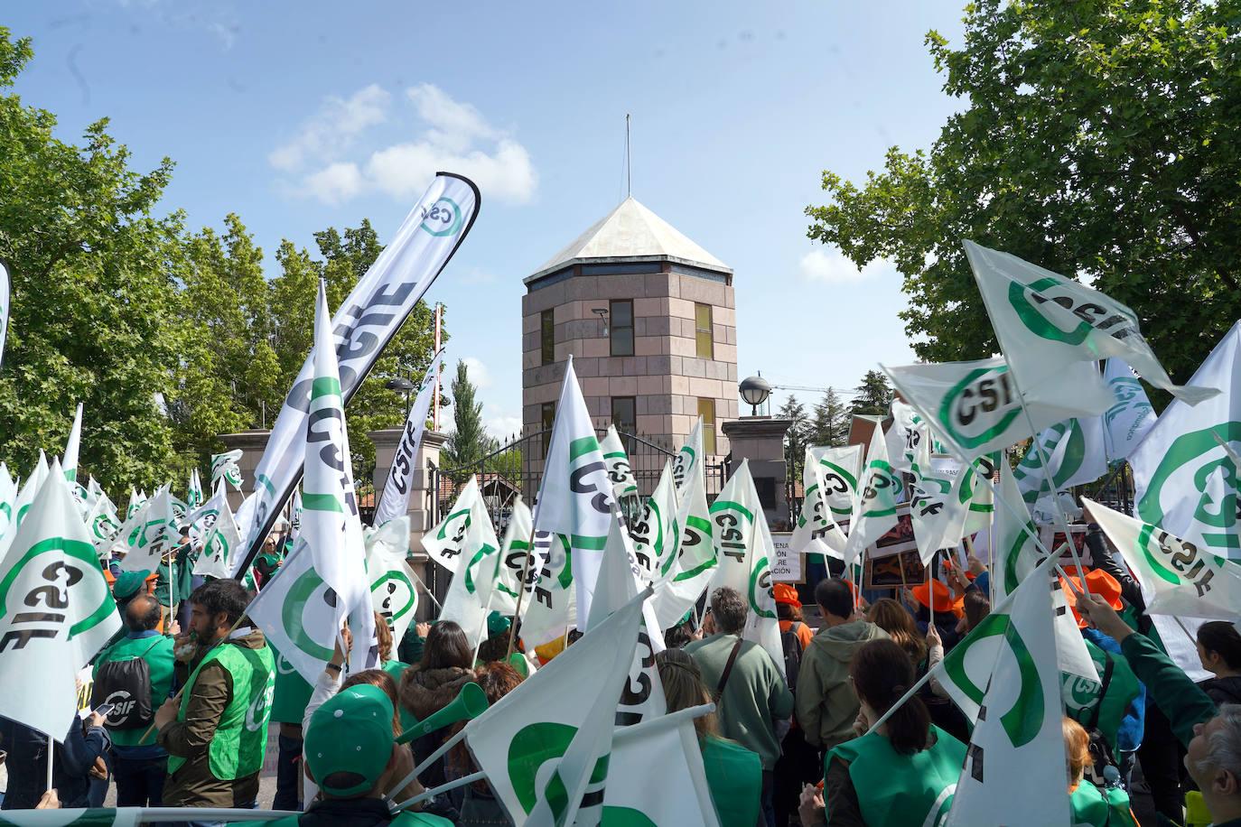 CSIF protesta contra el convenio de personal laboral de la Junta