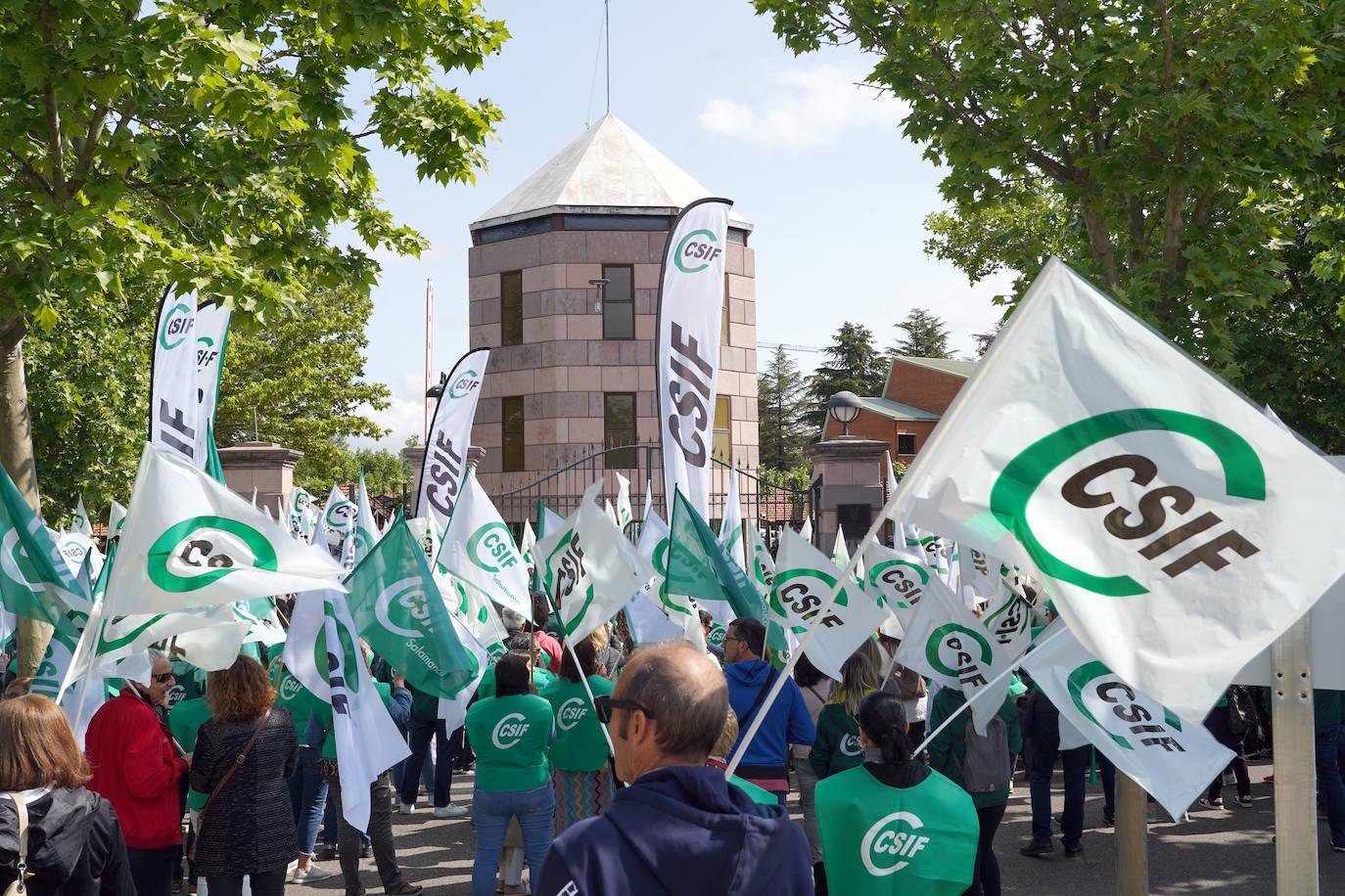 CSIF protesta contra el convenio de personal laboral de la Junta