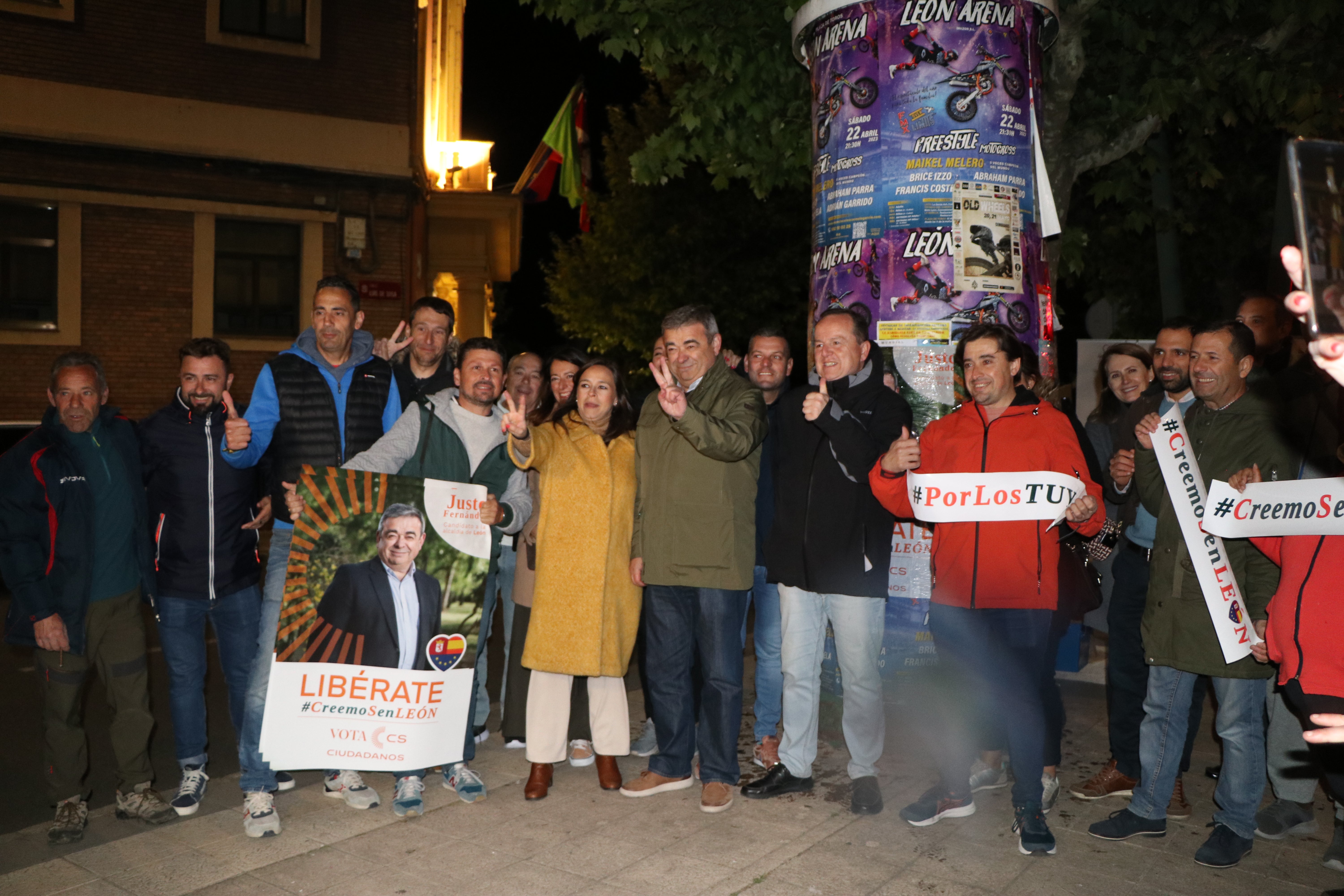 Justo Fernández da el pistoletazo de salida a la carrera hacia el Ayuntamiento de León con ganas de ser la llave del gobierno