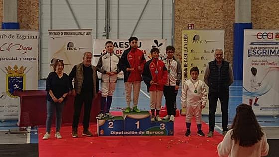 Cinco medallas leonesas en el Ránking Autonómico de Esgrima