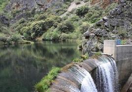 La presa de San Facundo en Bembibre.