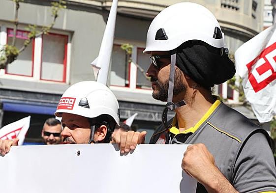 Los trabajadores de Zener han participado en diferentes protestas para tratar de buscar una solución al conflicto.