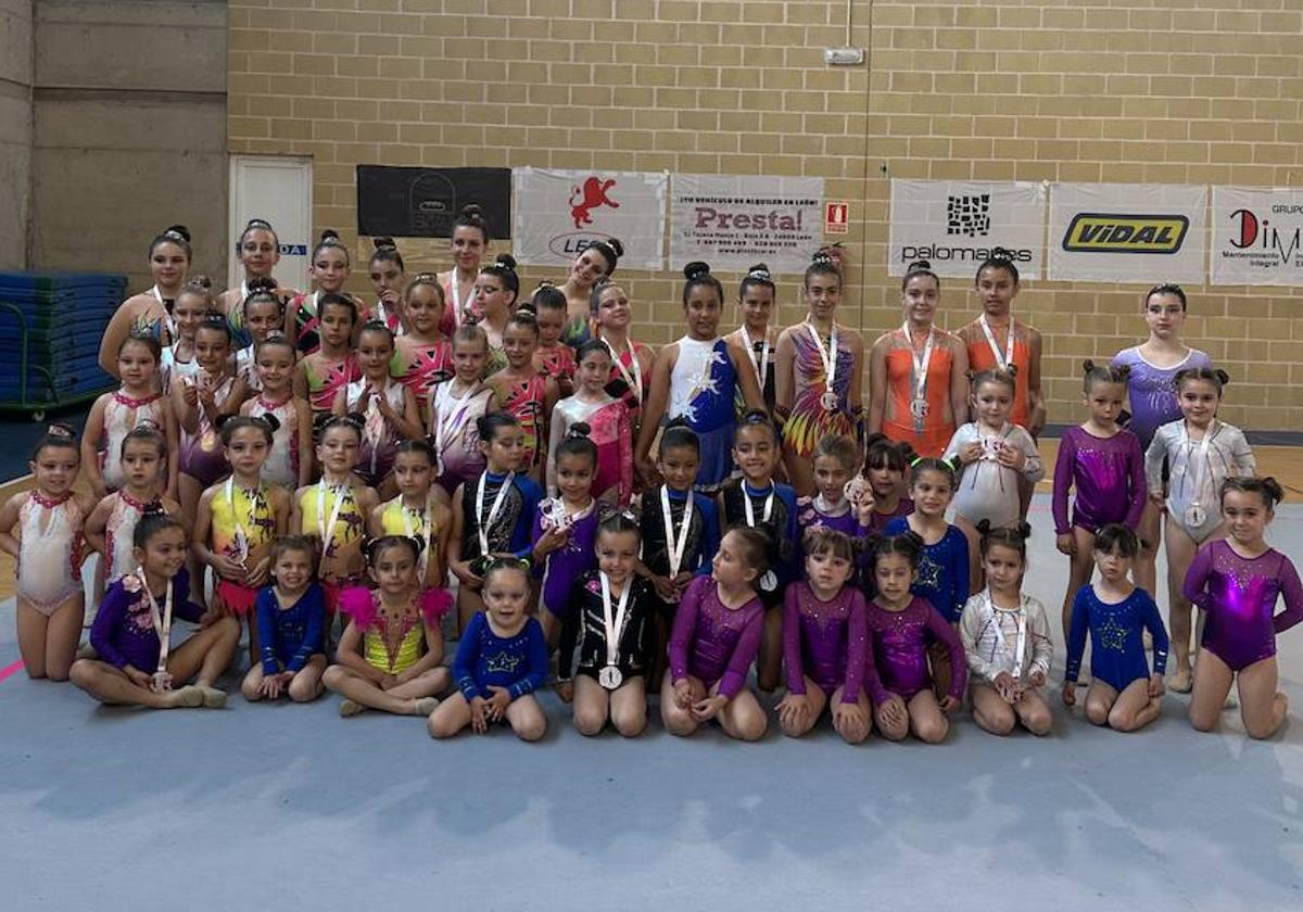 El Club Deportivo Balance logró 29 medallas en Sariegos.