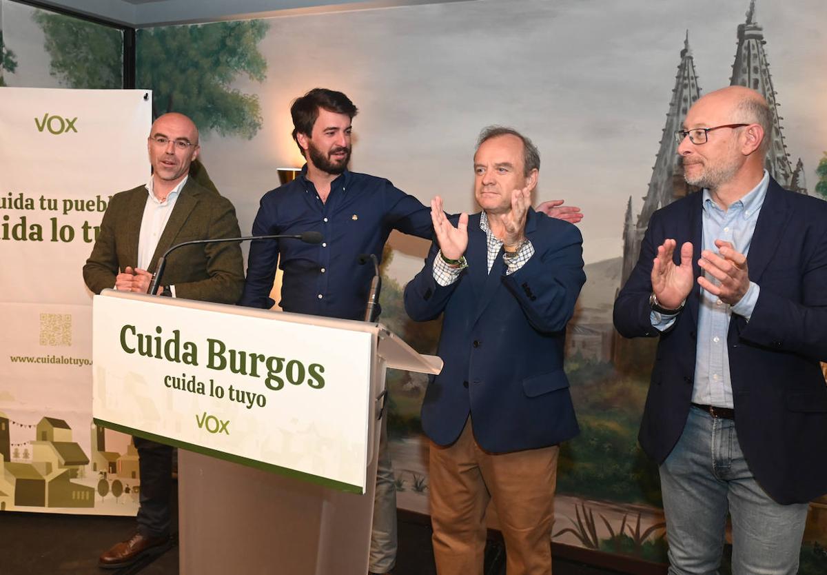 El vicepresidente de la Junta este miércoles en un acto en Burgos.