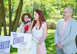 La candidata de Podemos-Alianza Verde, Lorena González.