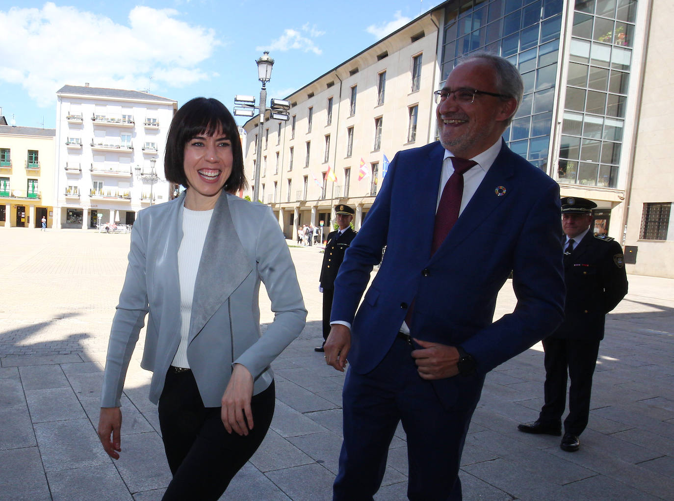 Visita de la ministra de Ciencia e Innovación a Ponferrada