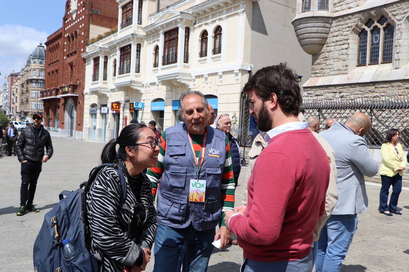 García-Gallardo apoya a Blanca Herreros en León
