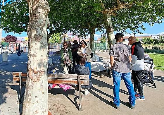 La candidatura socialista de San Andrés visitó Villabalter.