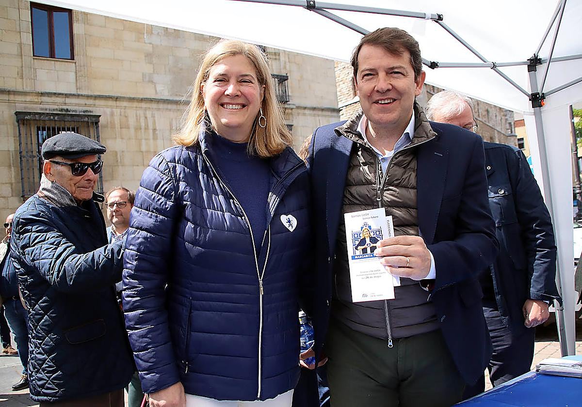 Mitin del presidente del PPCyL en León