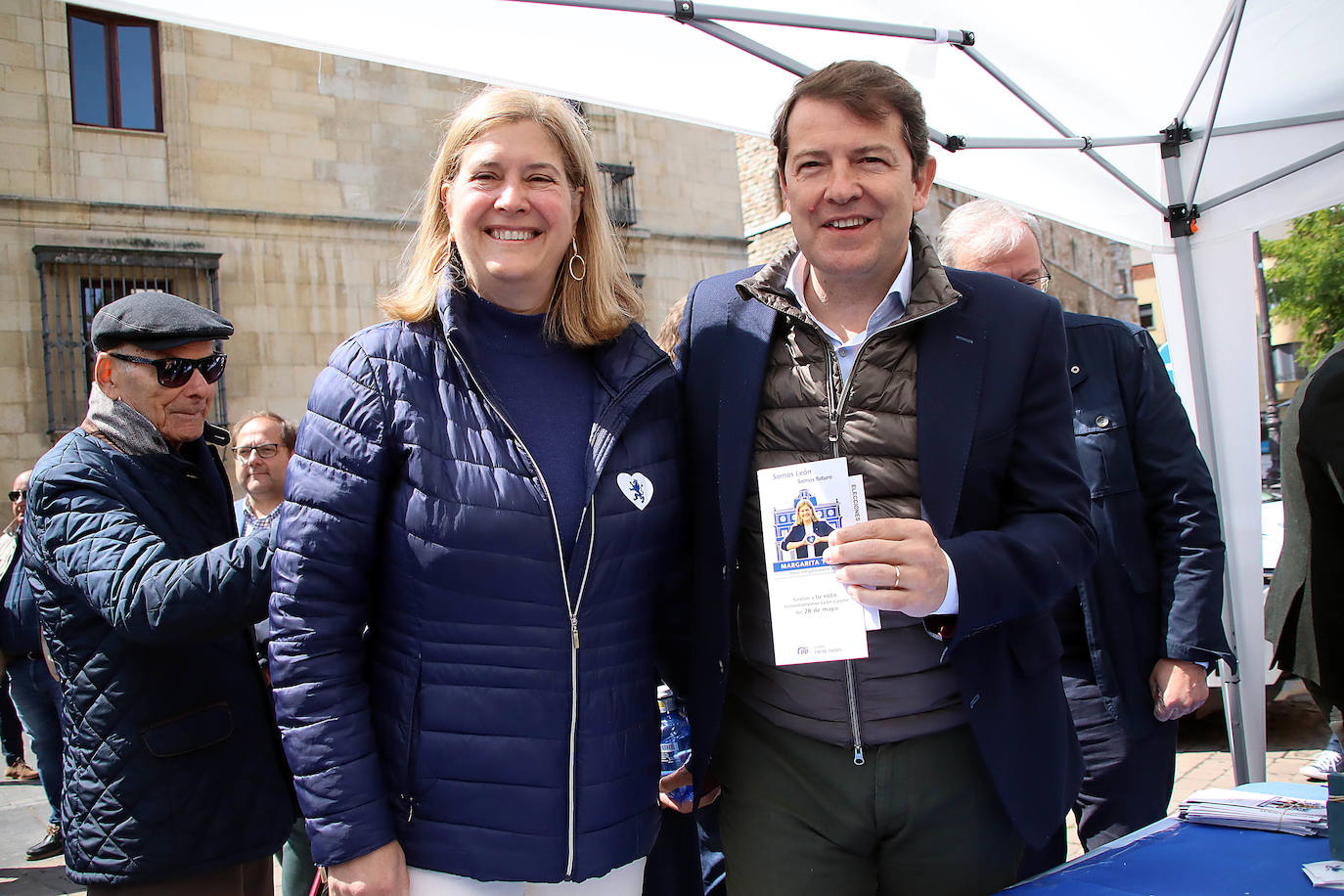 Mitin del presidente del PPCyL en León