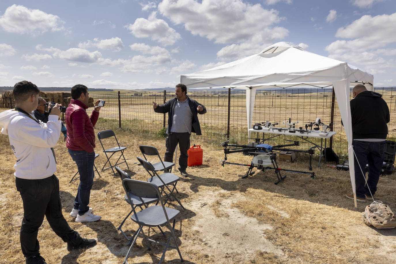 Trabajo rural, a vista de pájaro