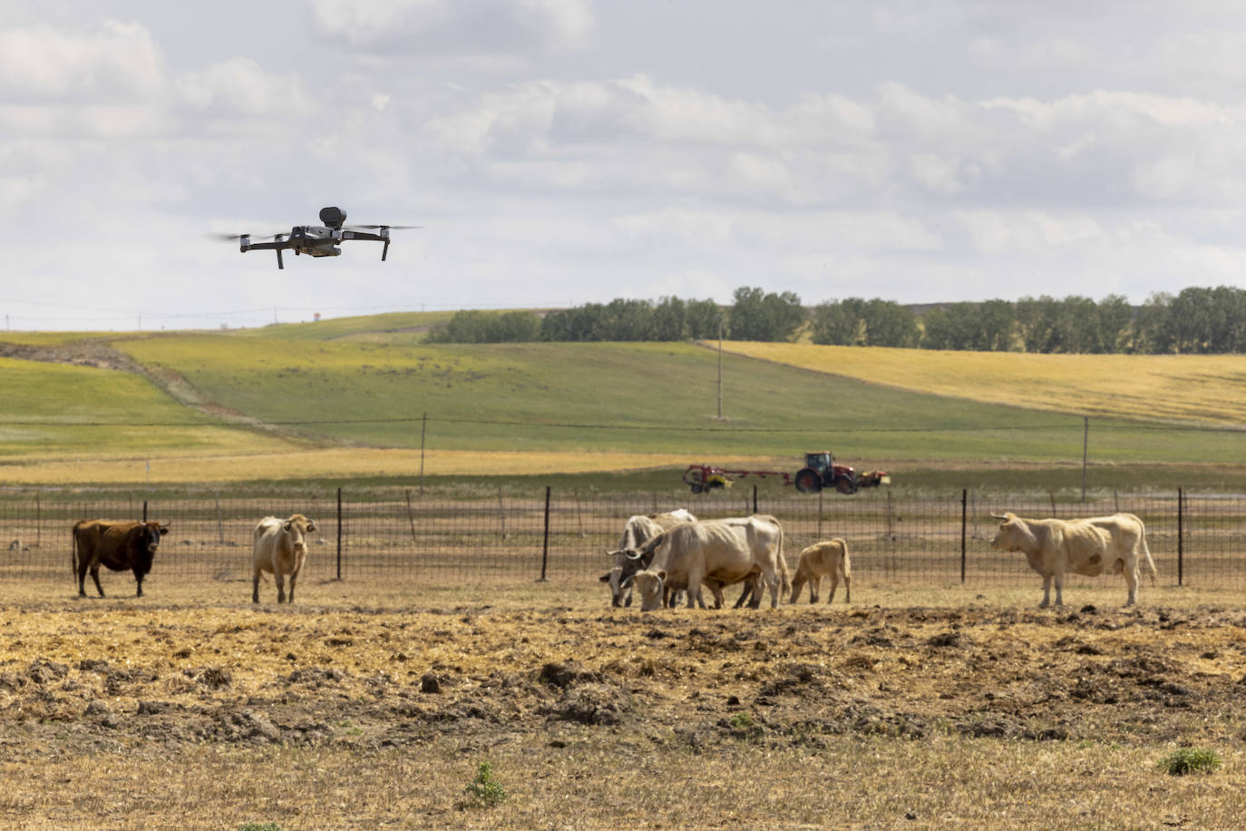 Trabajo rural, a vista de pájaro