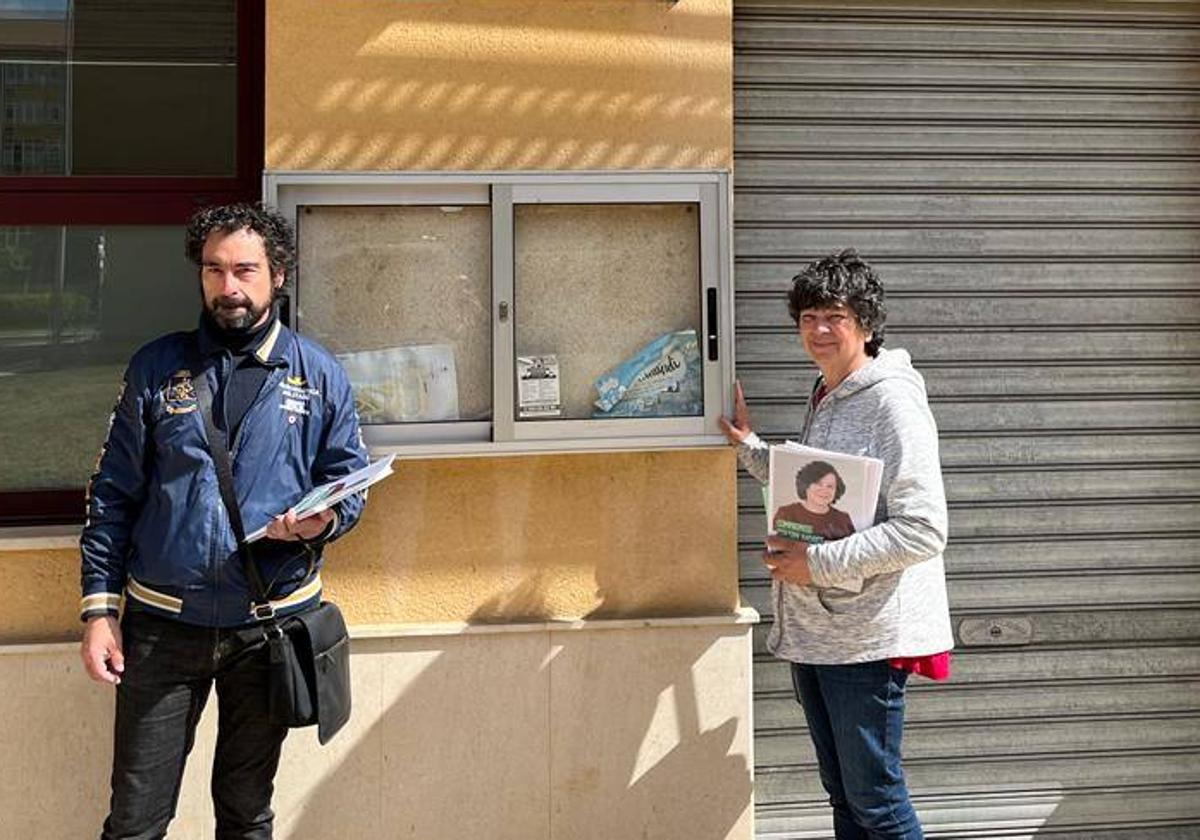 Este pasado domingo varios miembros de la candidatura estuvieron en el barrio de la Sal exponiendo sus promesas electorales.