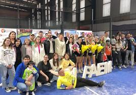 Foto de familia a la conclusión del torneo promovido por Alfaem.