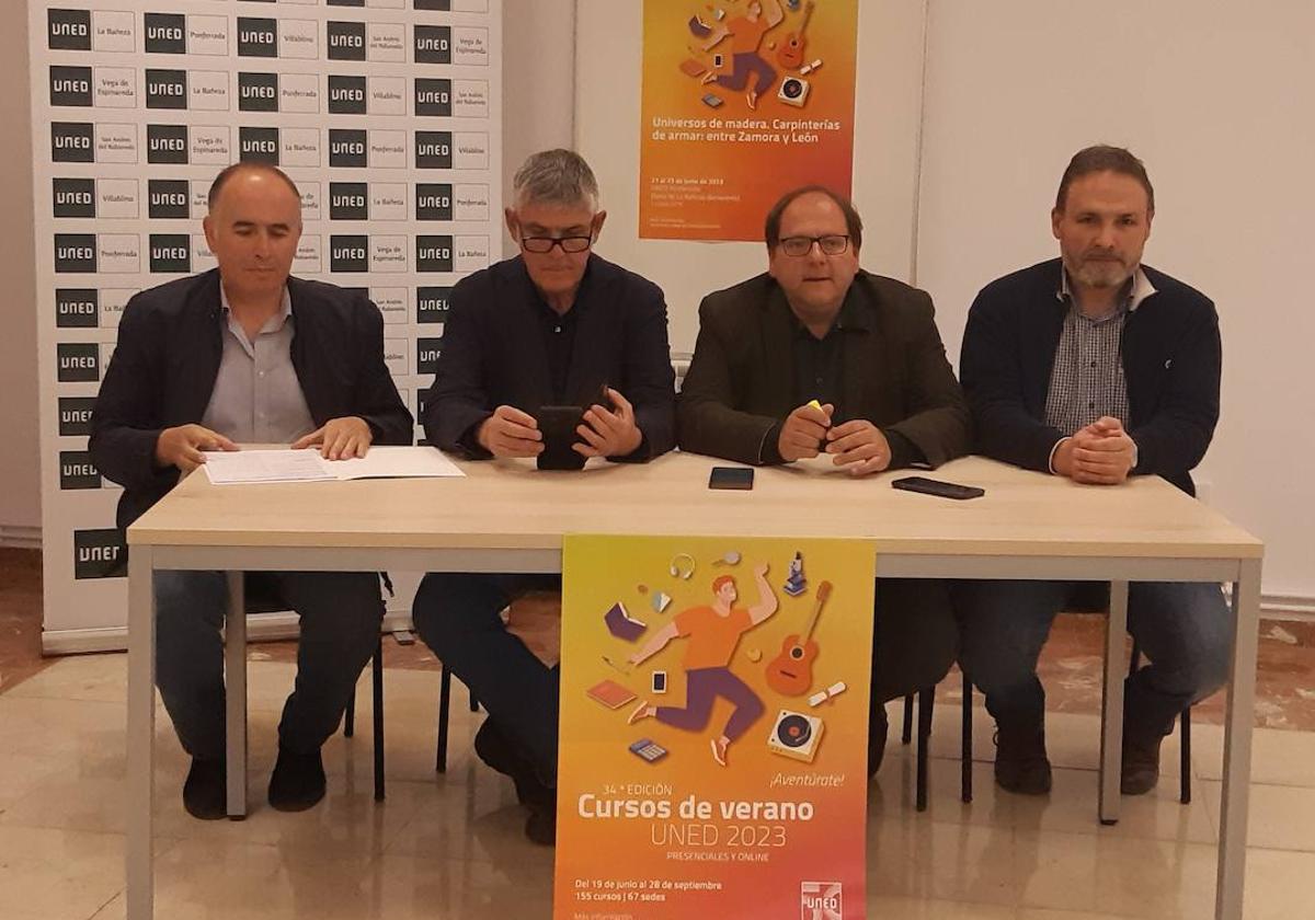 Presentación de los cursos de verano de la UNED que acogerá La Bañeza.