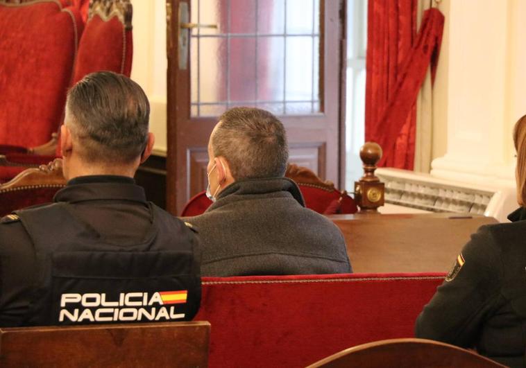 Imagen del acusado en la Audiencia Provincial de León.