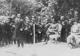 El Rey Alfonso XIII inaugura el Parque Nacional de Picos de Europa el 8 de septiembre de 1918.