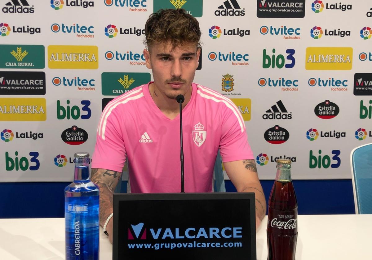 Hugo Vallejo, en sala de prensa.