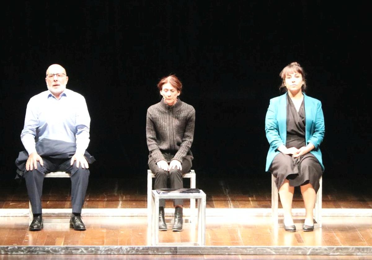 Una de las escenas de Nevenka en el Auditorio de León.