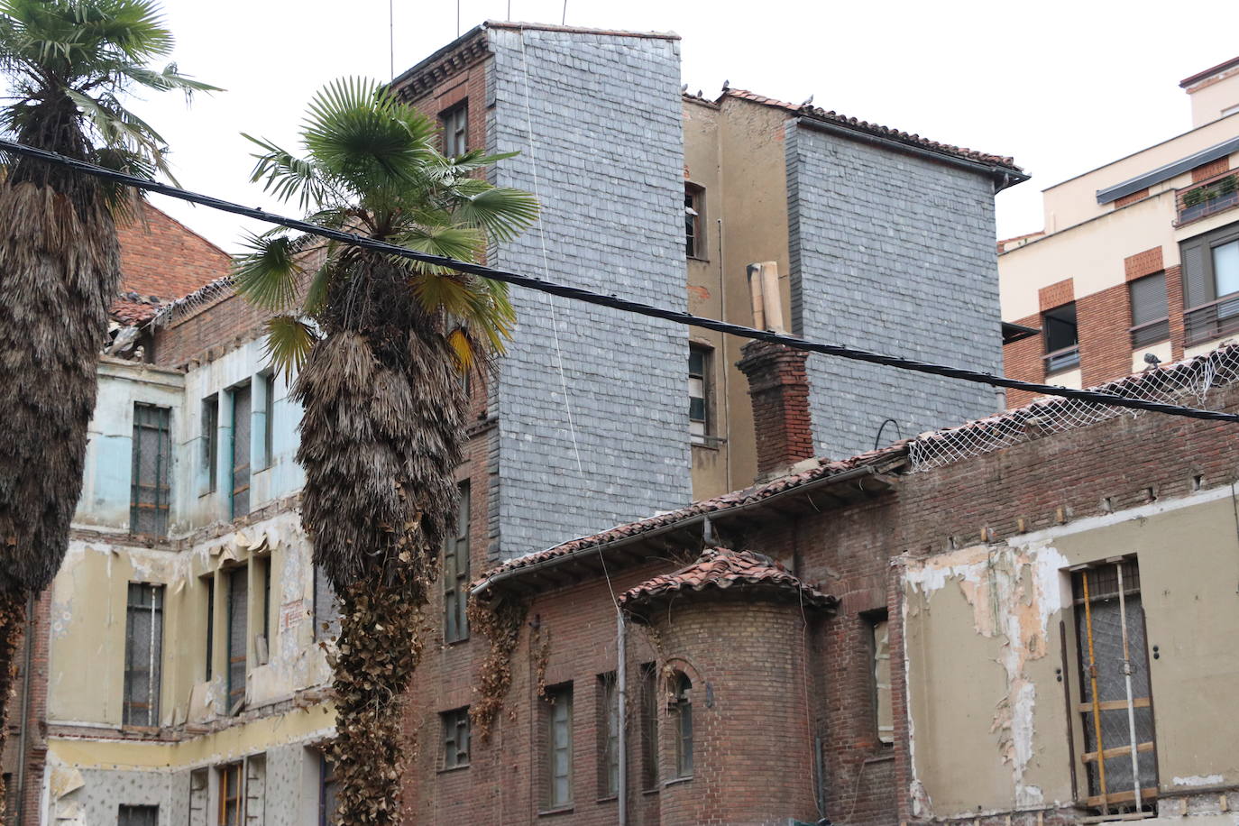 Obras en el palacete de San Agustín