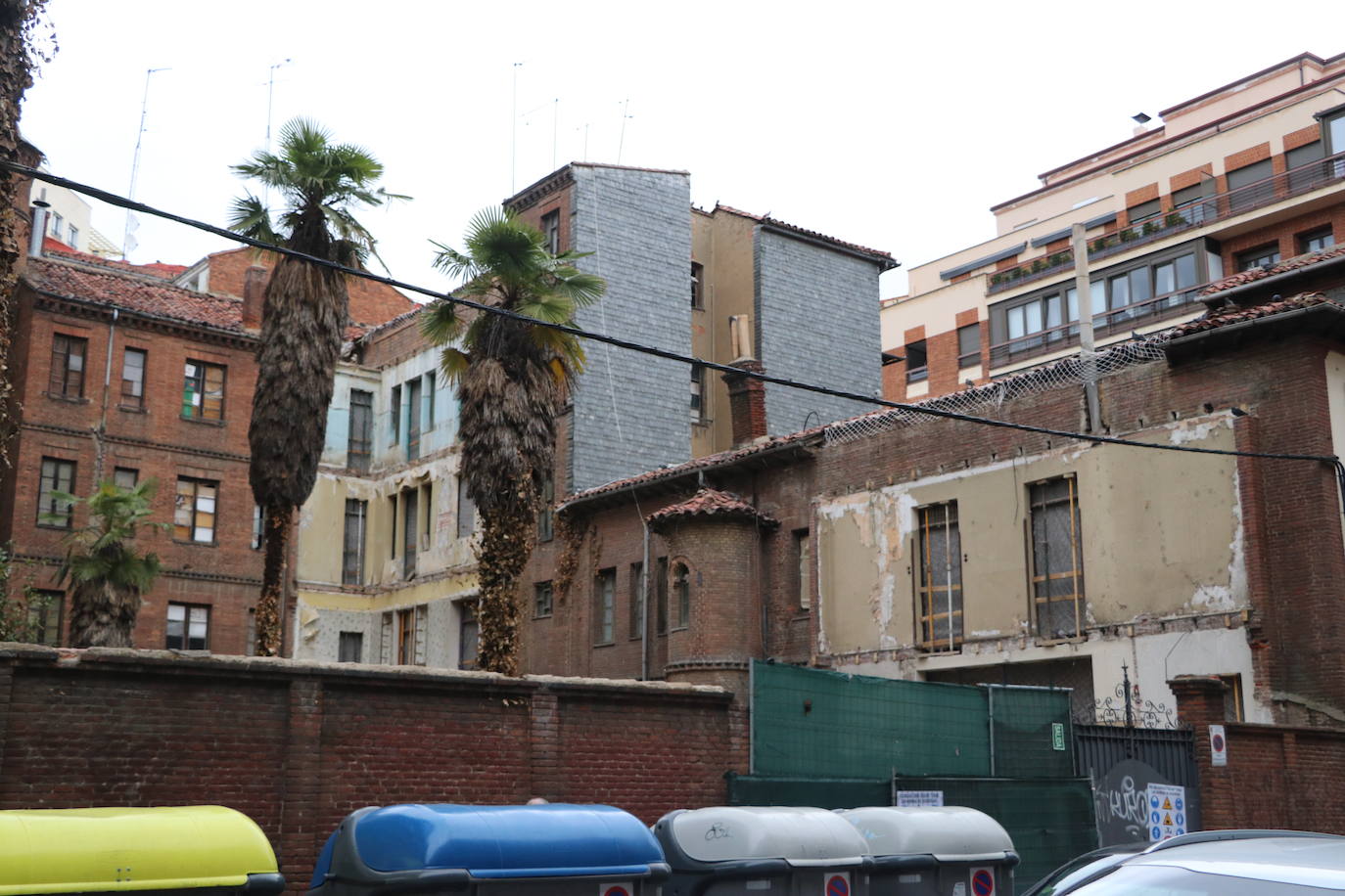 Obras en el palacete de San Agustín