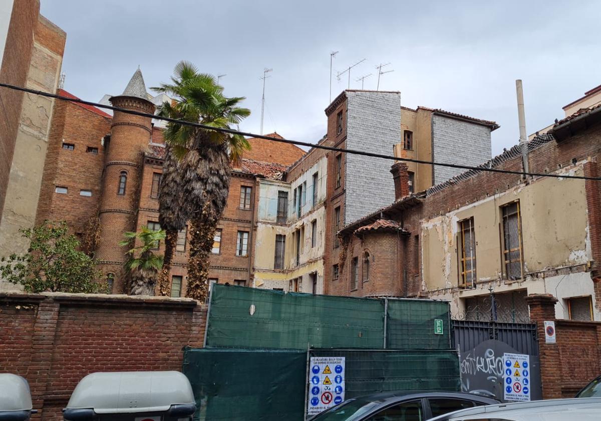 Obras en el palacete de San Agustín