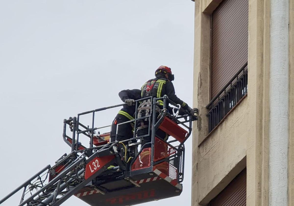 Bomberos León interviene en Ordoño II