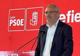 El candidato del PSOE a la Alcaldía de Ponferrada, Olegario Ramón.