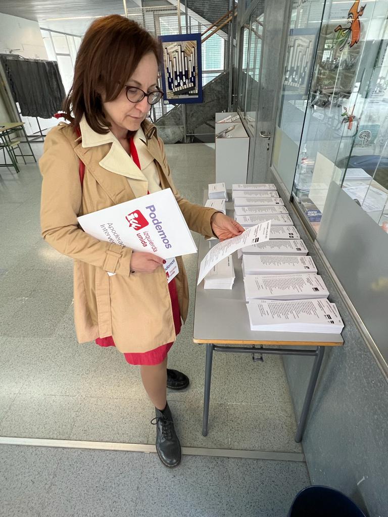 Votaciones en León, el candidato de Podemos a la Alcaldía