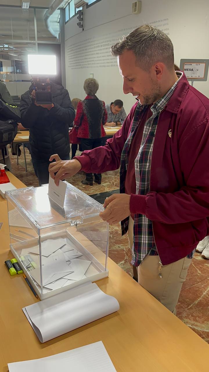 Votaciones en León, el candidato de Podemos a la Alcaldía