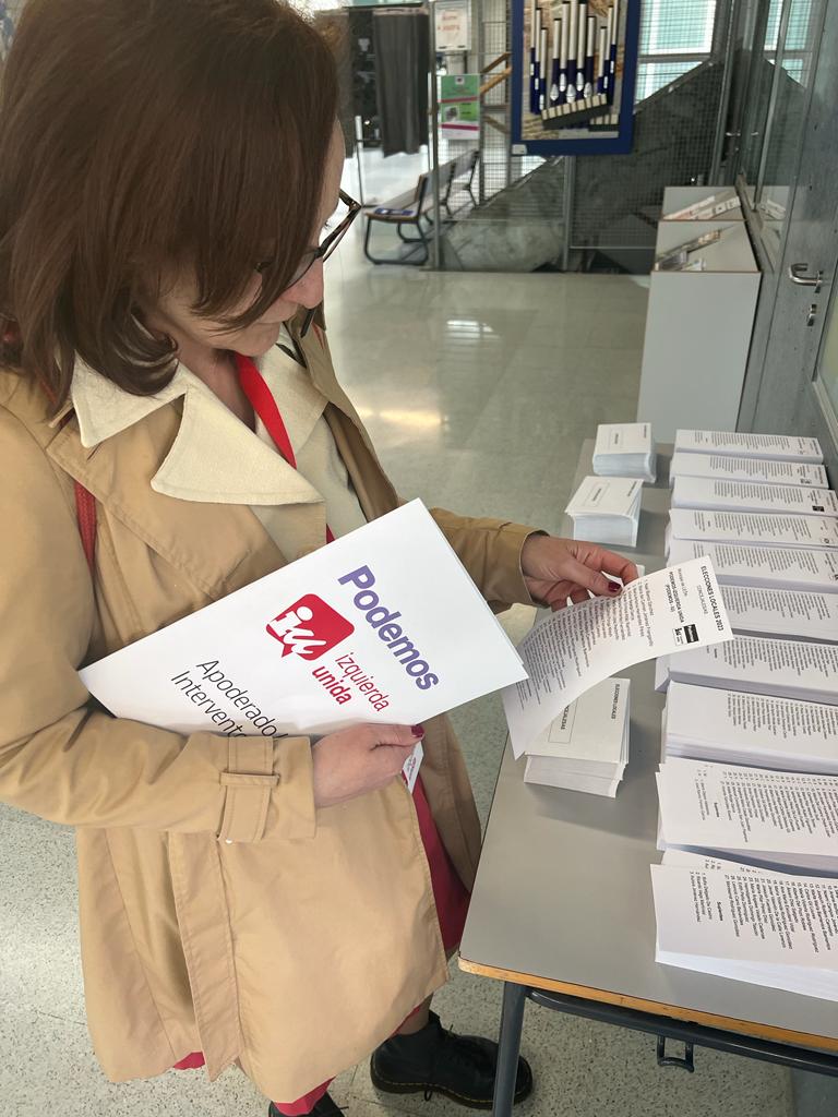 Votaciones en León, el candidato de Podemos a la Alcaldía