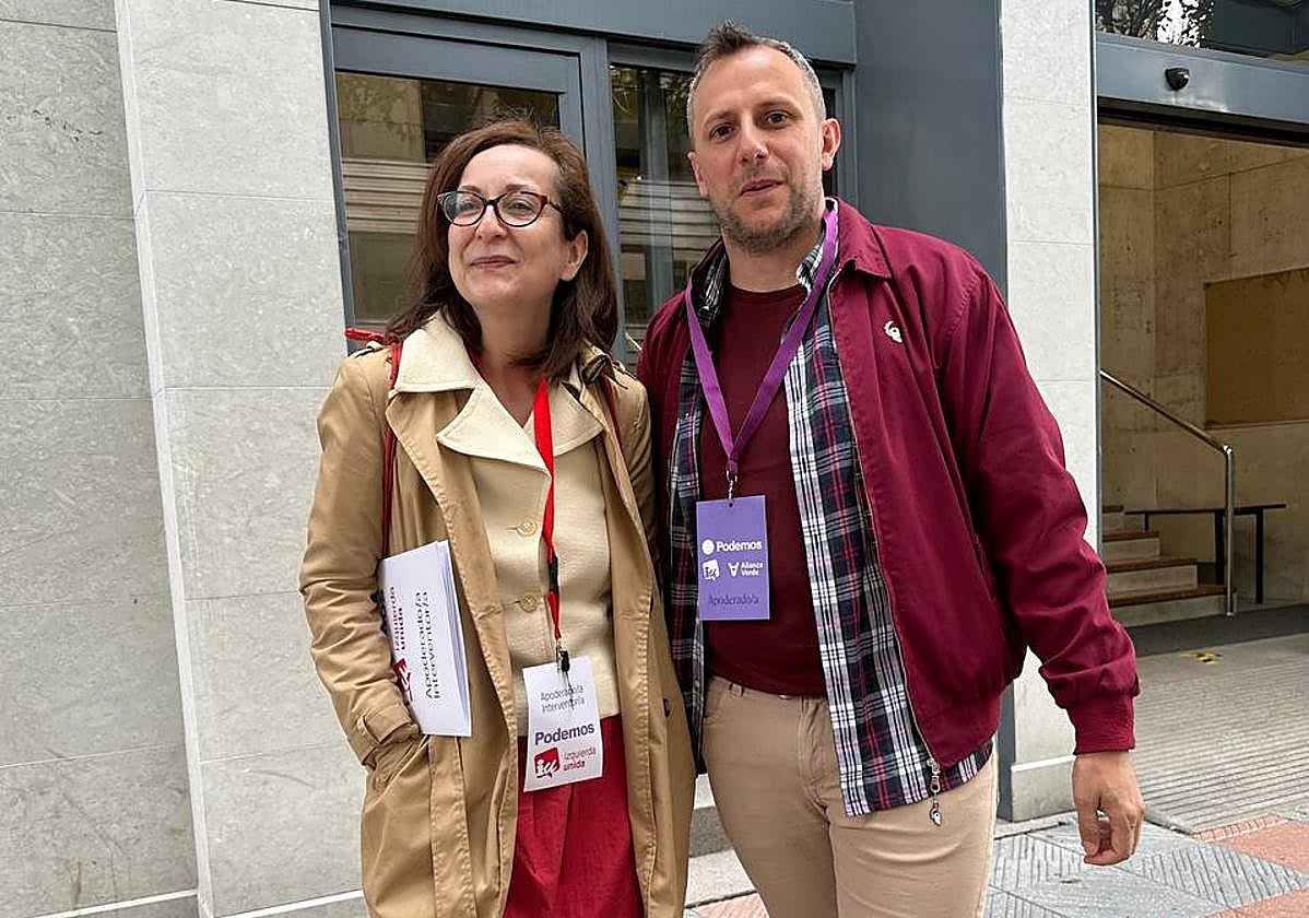 Votaciones en León, el candidato de Podemos a la Alcaldía