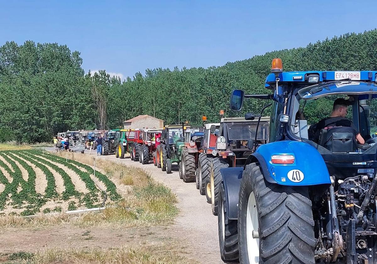 Imagen de archivo de la tractorada del año 2022.