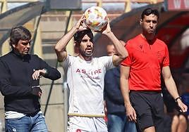 Saúl González, en un partido con la Cultural.