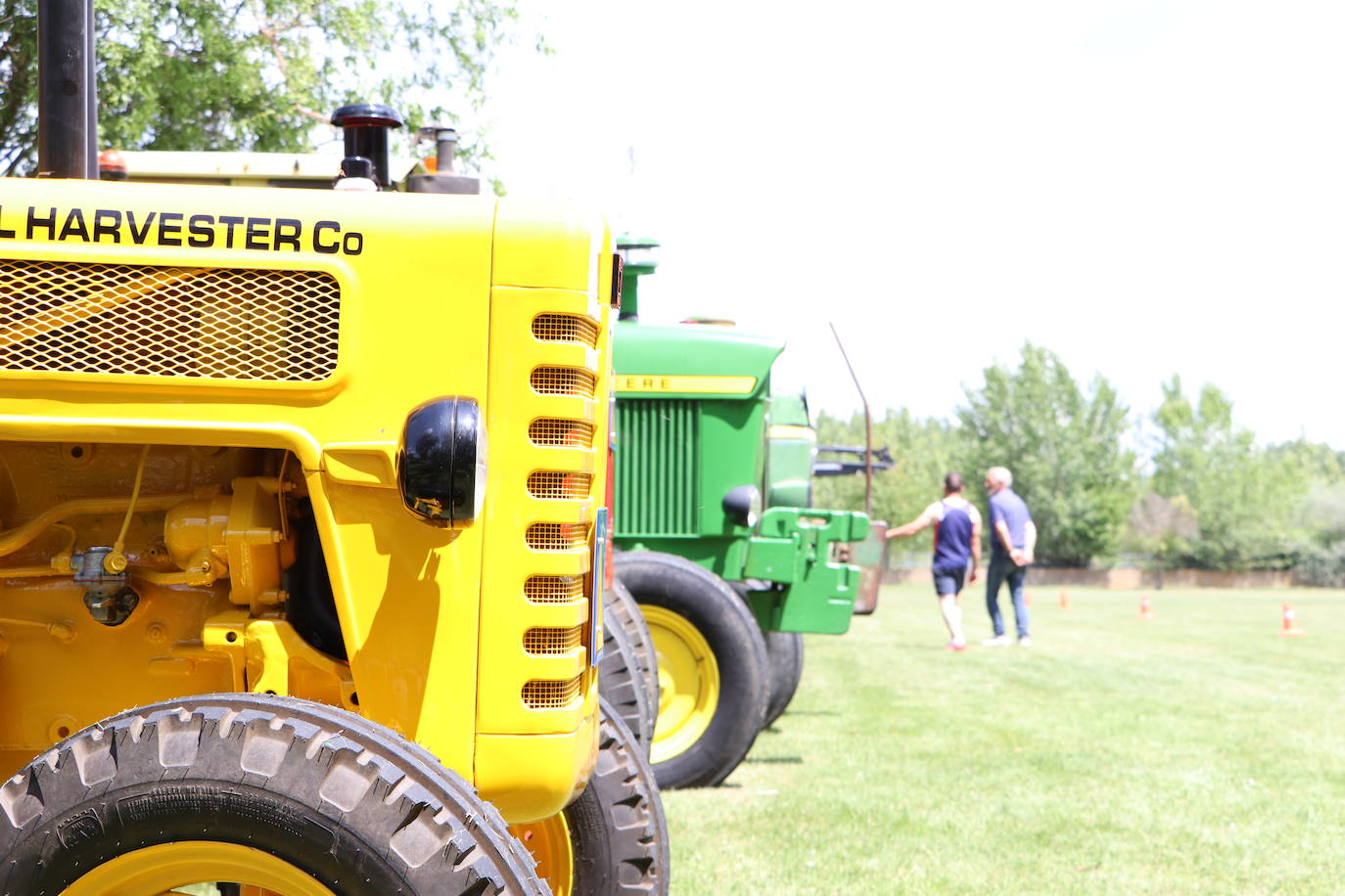Concentración de tractores antiguos