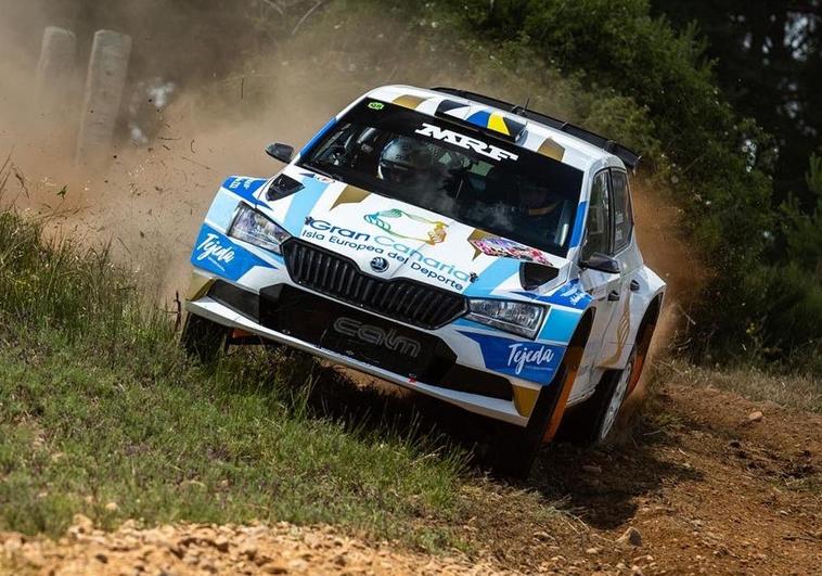 Juan Carlos Quintana y Javier Martínez (Skoda Fabia) fueron los ganadores del III Rallye Reino de León.