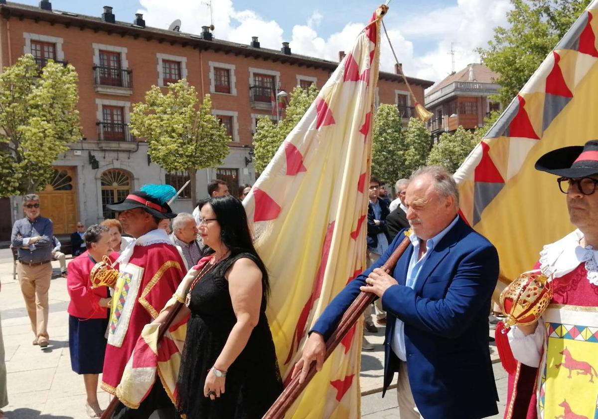 Imagen de la procesión de La Zuiza este domingo en Astorga.