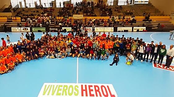 Dejan en 'tierra' a las selecciones de León que disputaban el Interprovincial de balonmano