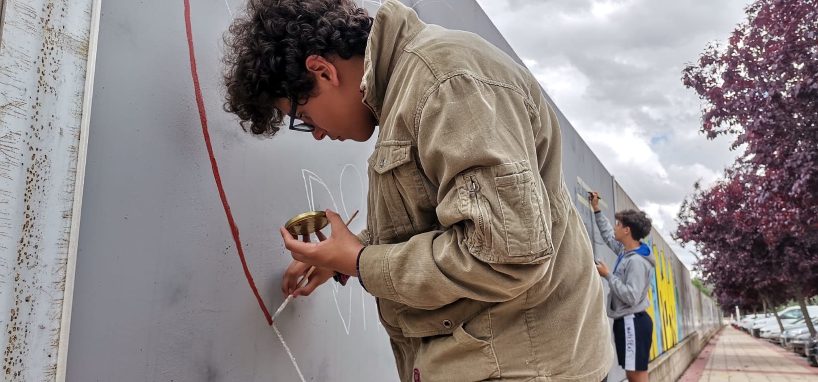 Un graffiti para concienciar sobre donar médula