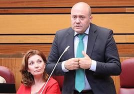 Javier Campos, procurador del PSOE en las Cortes de Castilla y León.