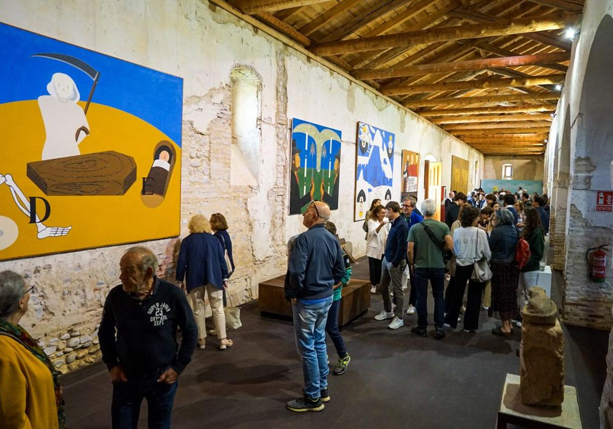 Exposición de Eduardo Arroyo en el monasterio de Santa María de Sandoval.