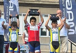 Prueba ciclista en la ciudad de León.