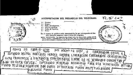 Los 20 leoneses de Cuelgamuros