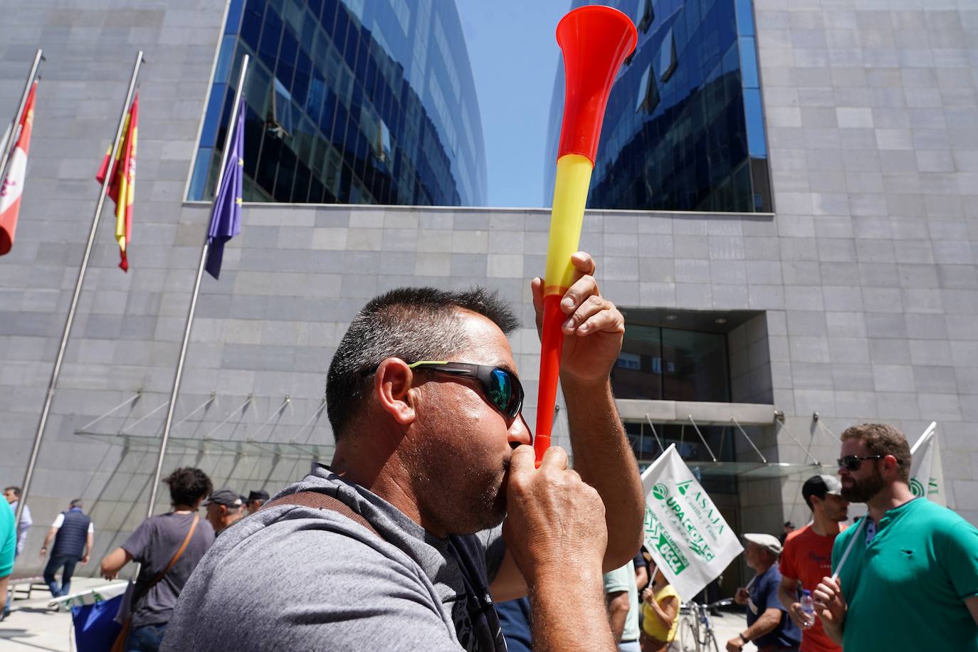 Manifestación del campo para exigir ayudas frente a la sequía