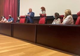 Mesa de experiencias en el Hospital de León.