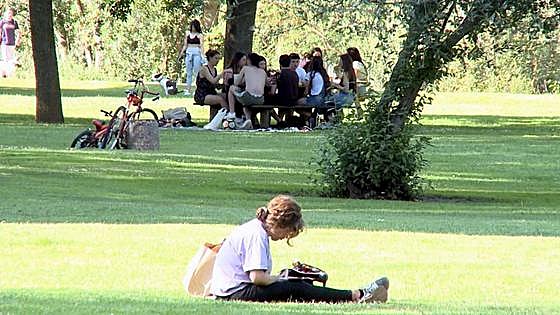 Sol, calor y La Candamia como plan