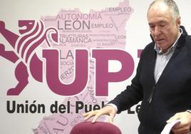 Eduardo López Sendino, líder de la UPL en el Ayuntamiento de León.