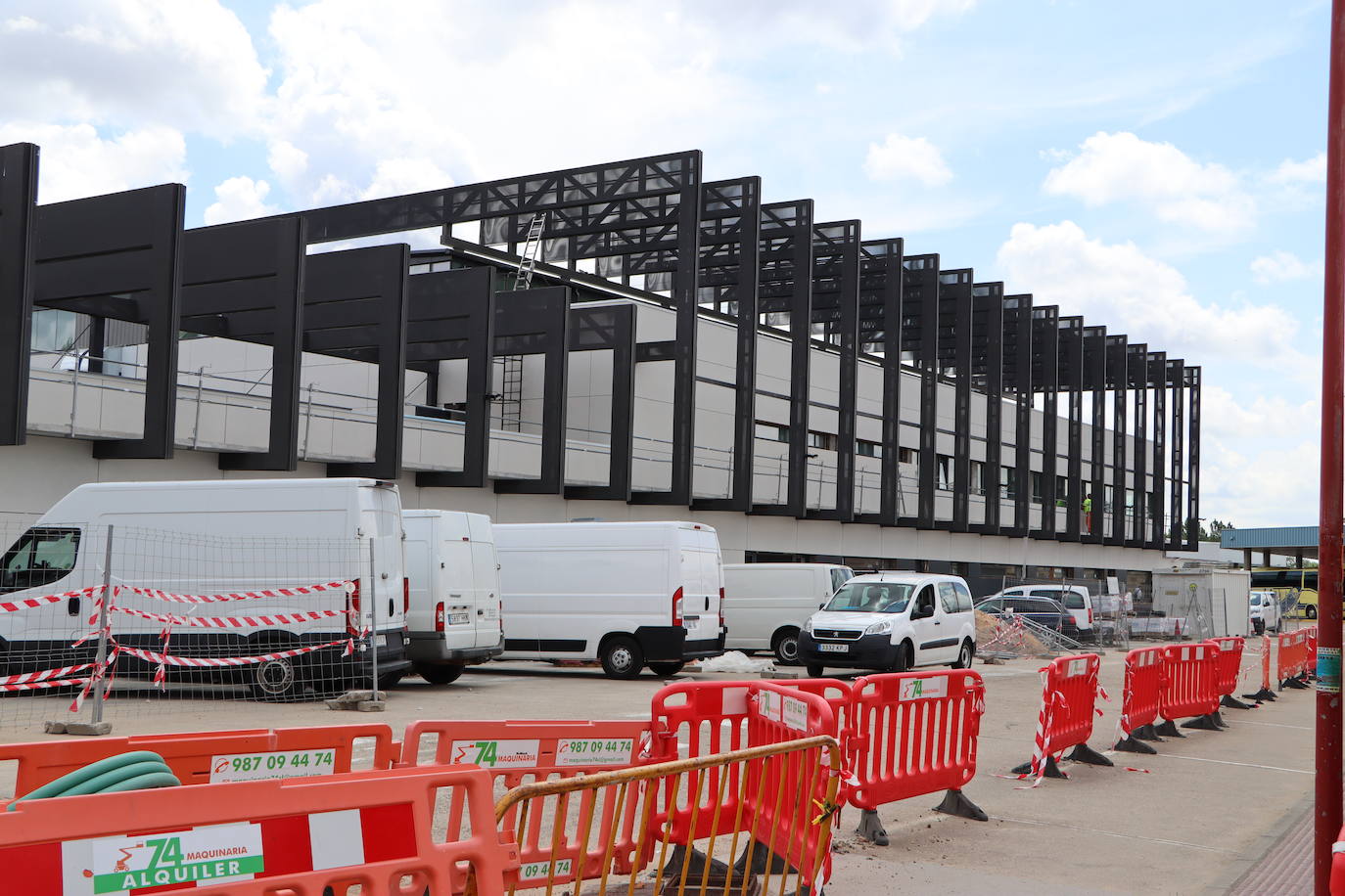 Avanzan las obras de la estación de autobuses