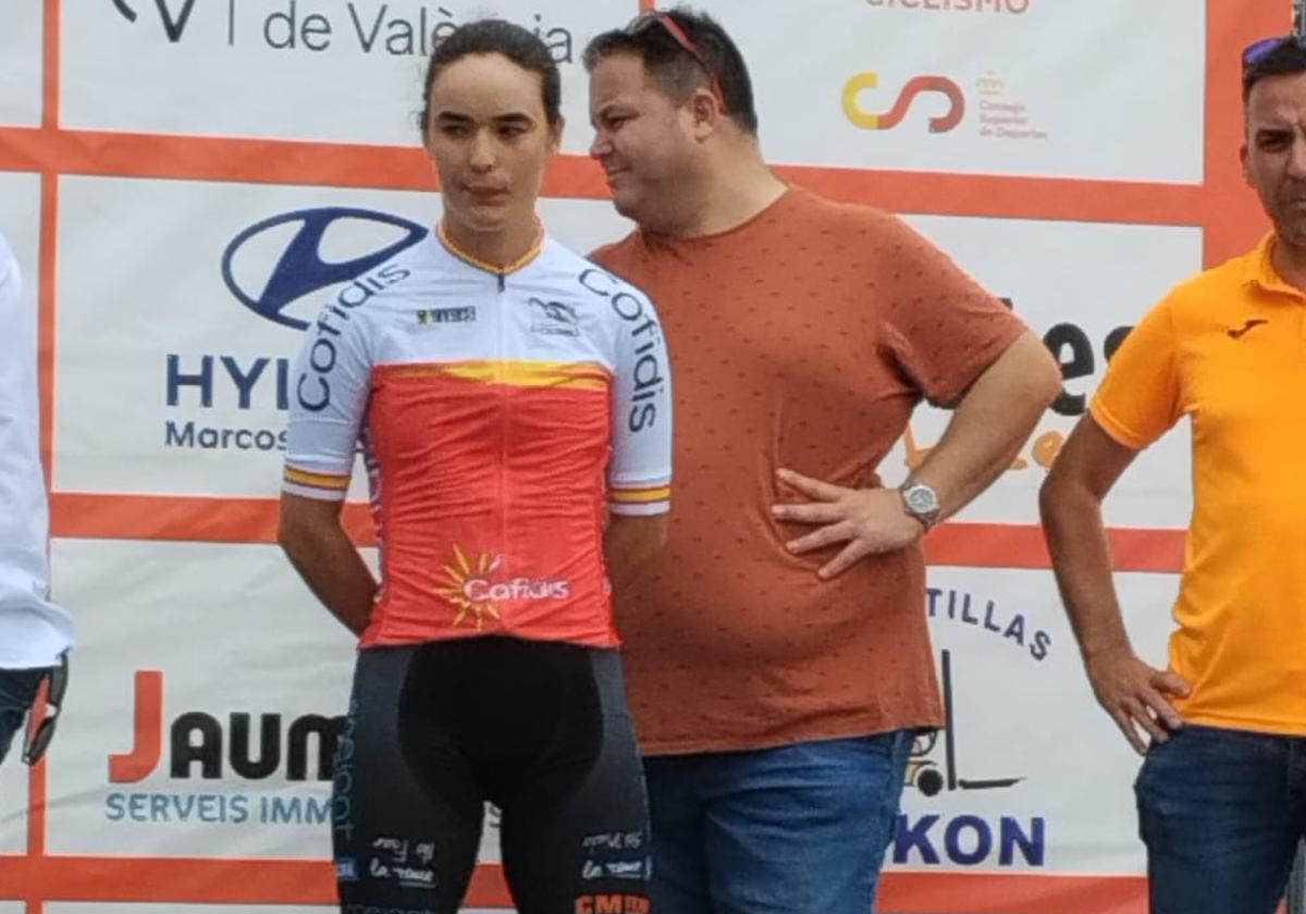 Lucía Ruiz logró mantener su maillot de líder de la Copa de España.